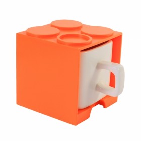 Cube Mug (Orange)